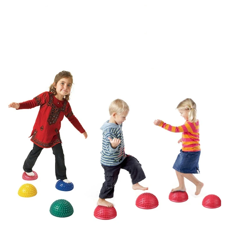 

Yoga Hemisphere Fitness Equipment Kids Sense of Integration Trainer Durian Massage Mat Exercise Balance Gym Yoga Pilates Ball
