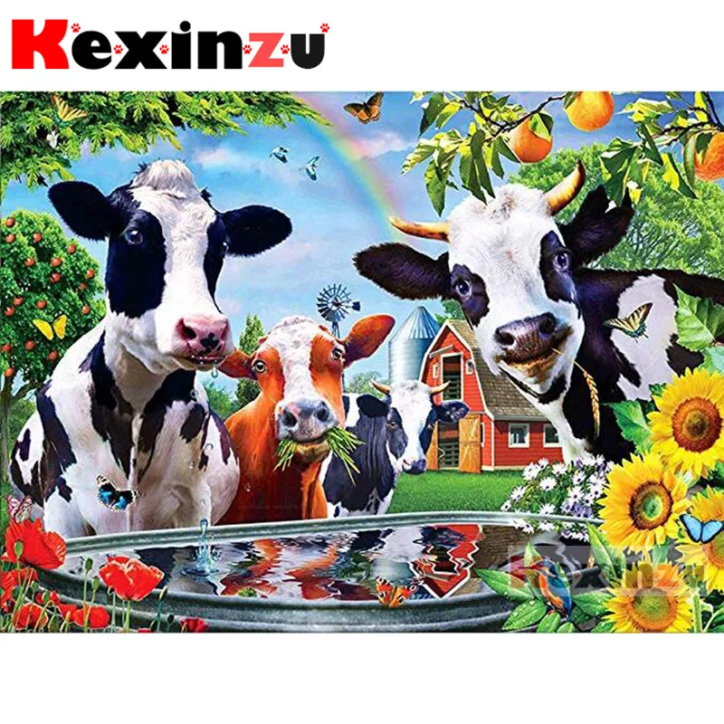 Новинка 2019 5D Сделай Сам полностью квадратная Алмазная картина &quotРадуга