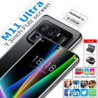 Смартфон M11 Ultra, 7,3 дюйма, 16 ГБ, 1 ТБ, 48 Мп + 64 мп