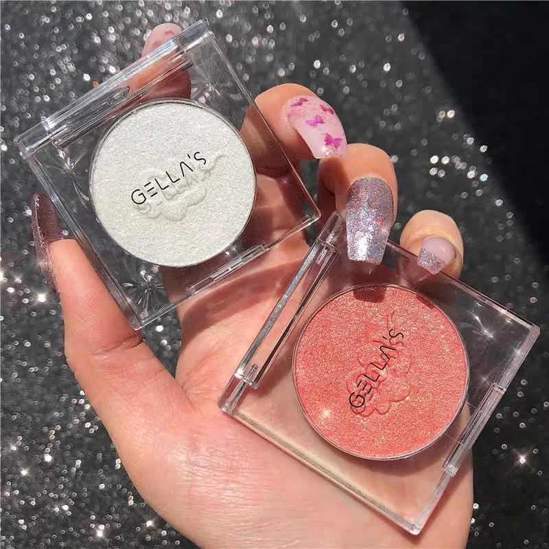 Новинка 2020 4 цвета хайлайтер палитра для лица макияж блеск контурного макияжа