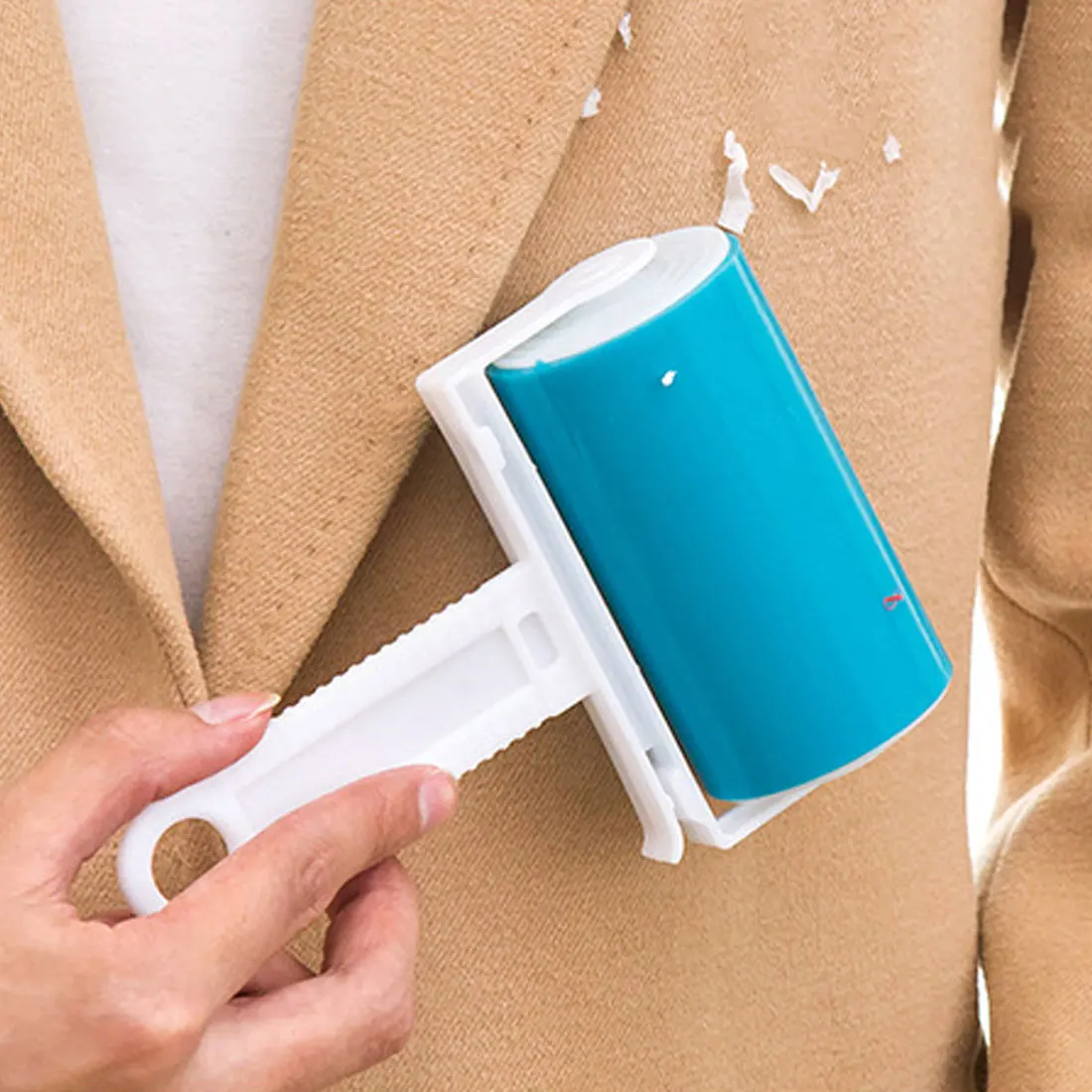 

1pc Washable Roller Cleaner Lint Remover Sticky Picker Pet Hair Clothes Fluff Remover Reusable Brush Household Cleaner WiperTool