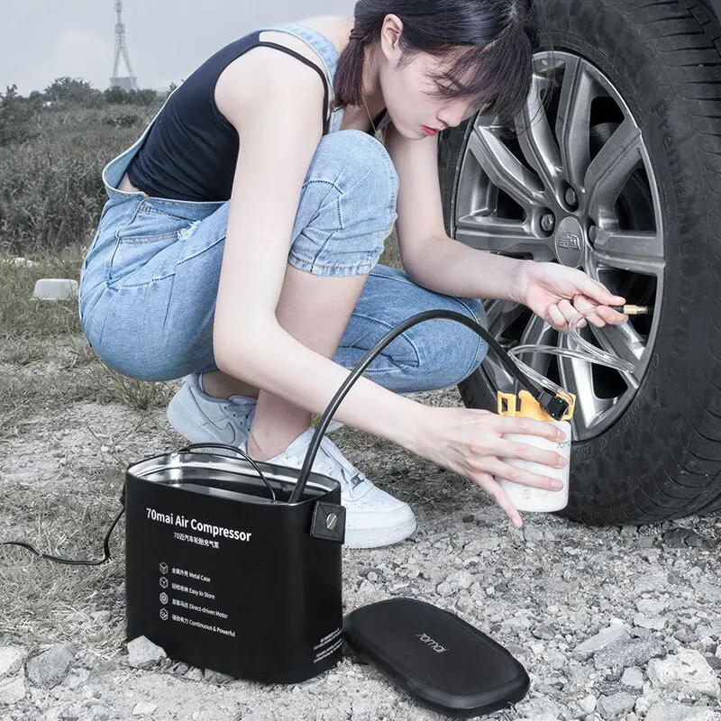 Новый Воздушный компрессор 70mai портативный Электрический автомобильный