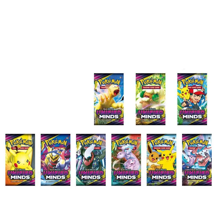 Карточная игрушка 324 шт. коробка для карт с покемоном TCG: солнце и луна Меч Щит