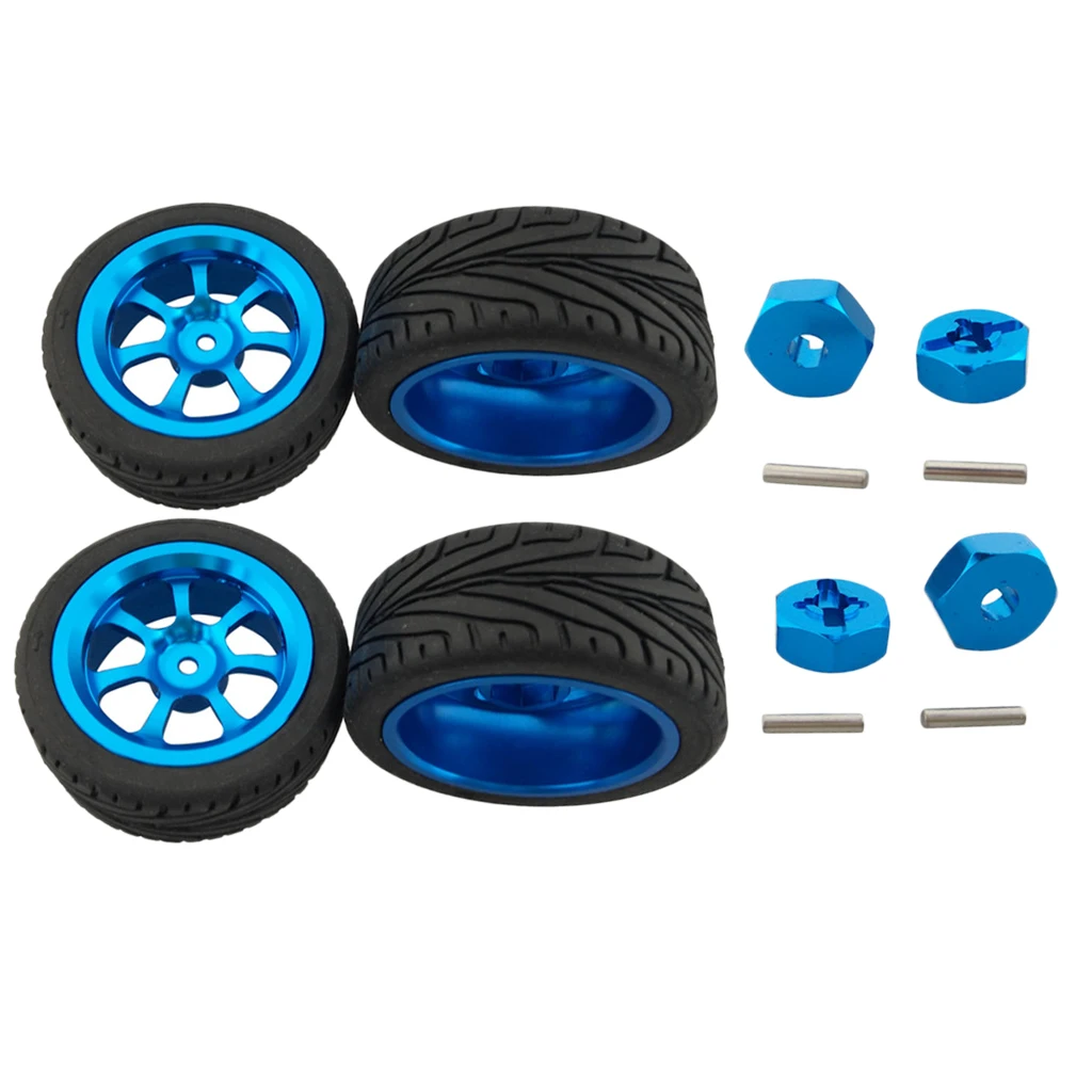 Набор/4 шт шины колеса и шестигранные гайки для 1:18 Wltoys A959 B A969 A949 A979 K929 B|Детали
