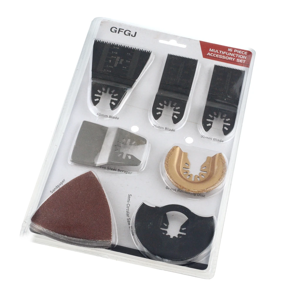 16 шт. Осциллирующий Многофункциональный Универсальный режущий диск резчик