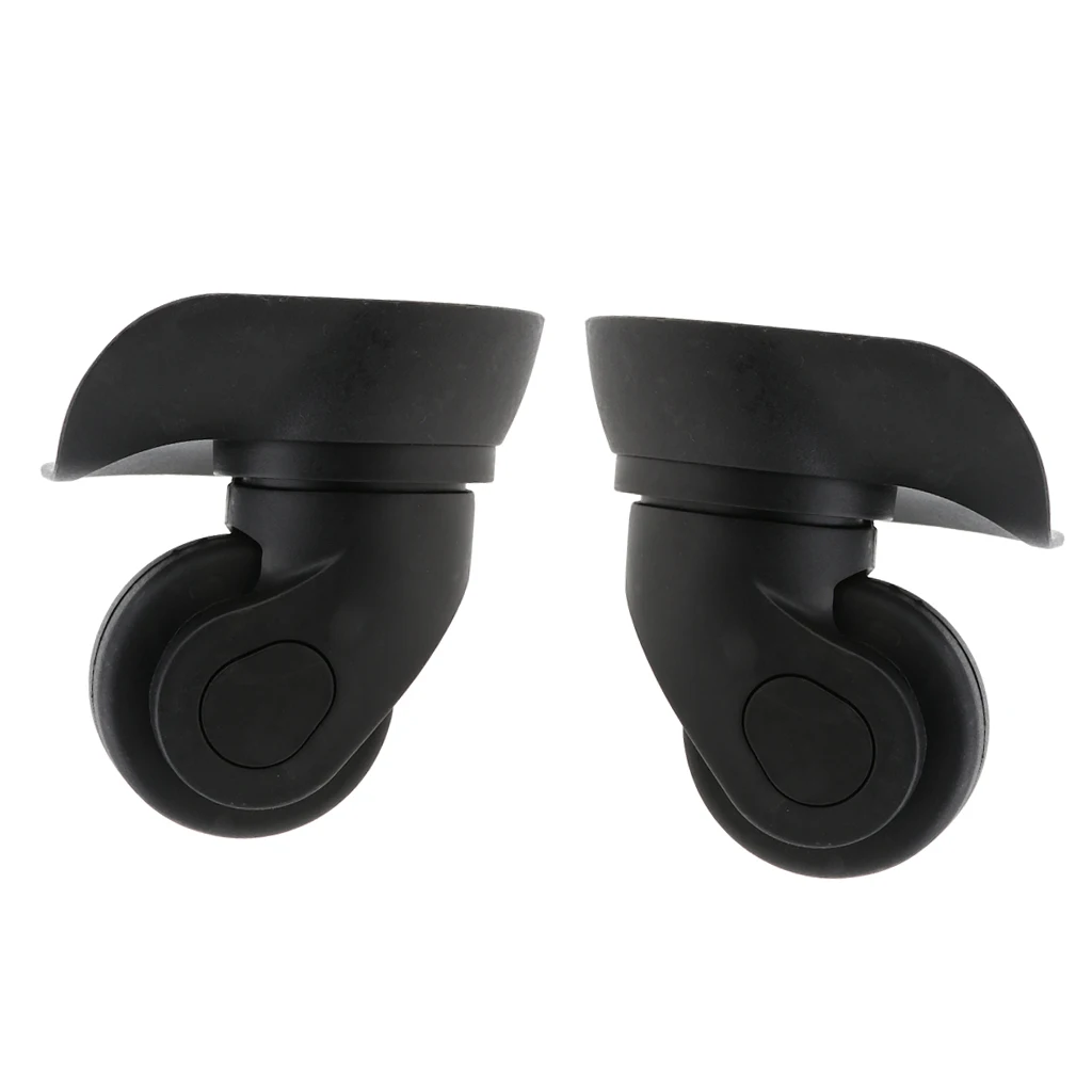 2 Pieces Specially Designed Swivel Suitcase Luggage Mute Casters Replacement Wheels for Travel