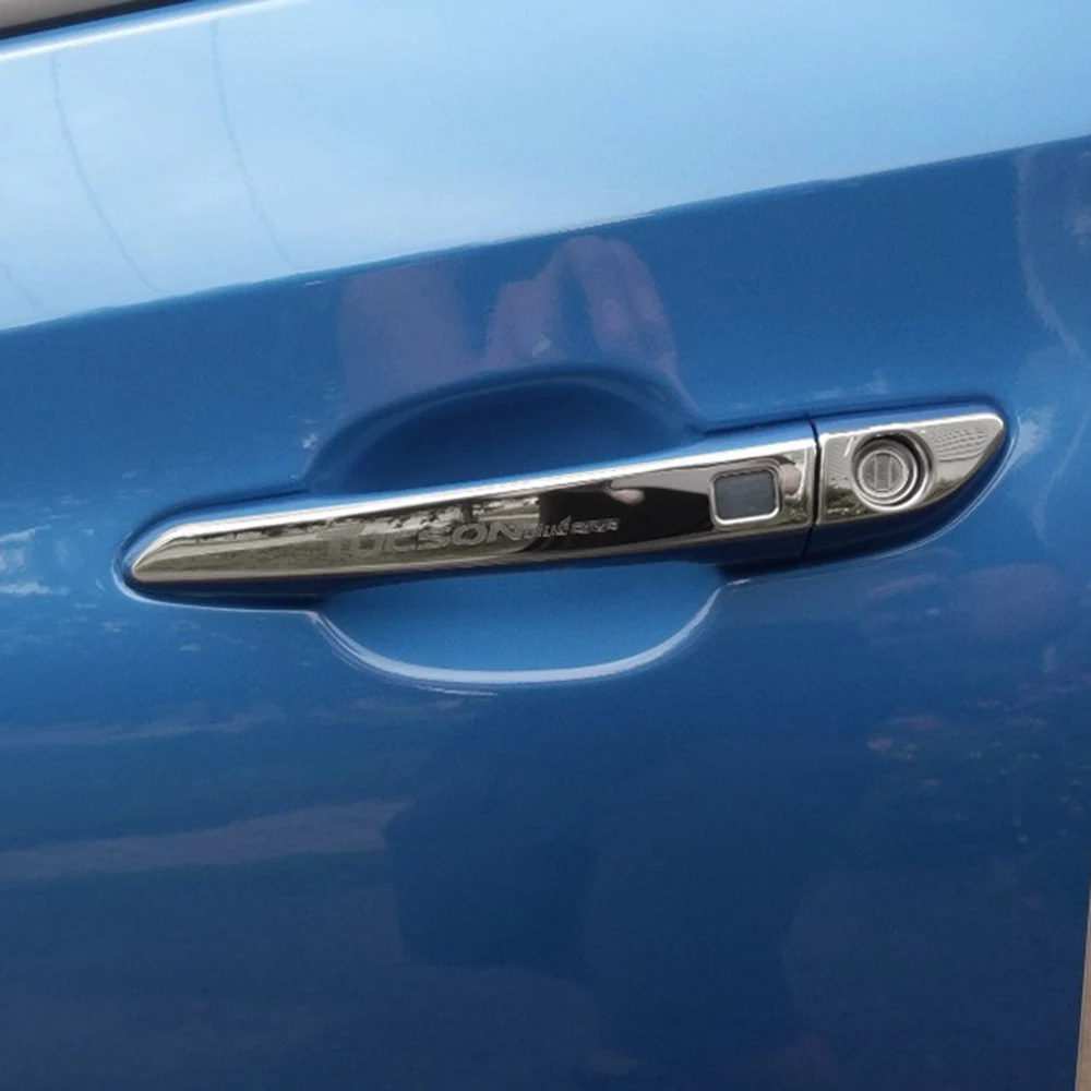 Хромированные наружные дверные ручки Декоративные Чехлы для HYUNDAI TUCSON 2015 2016 2017 2018