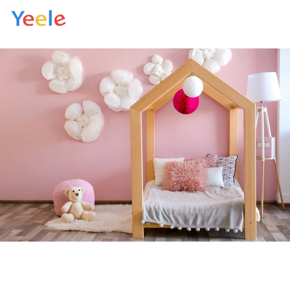 Yeele ребенок день рождения Интерьер Декор цветы ковер кровать новорожденные