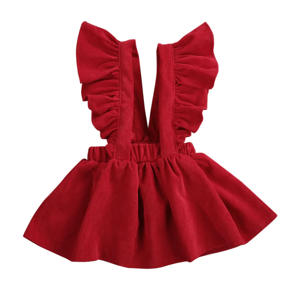 Citgeett Summer Fashion Toddler Baby Girls Ruffles Sleeveless Corduroy Tutu Dress Winter Outfits 1-6 Y | Детская одежда и обувь