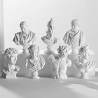 7 см мини-фигурка знаменитостей рисунок декора для дома статуя гипсовая статуя знаменитой скульптуры гипсовый бюст портреты греческая мифология