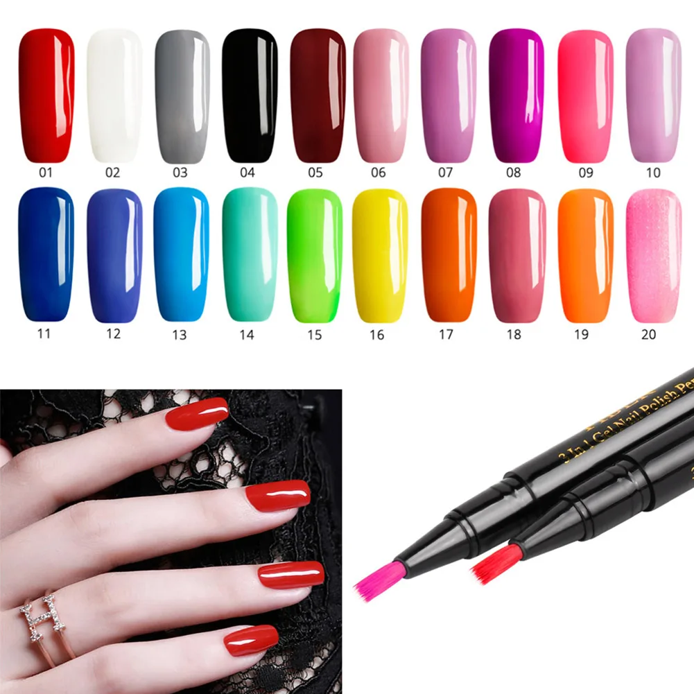 New Hot One Step Nail Gel Polish Pen UV Manicure Varnish Nails Art Pencil SMR88 | Красота и здоровье