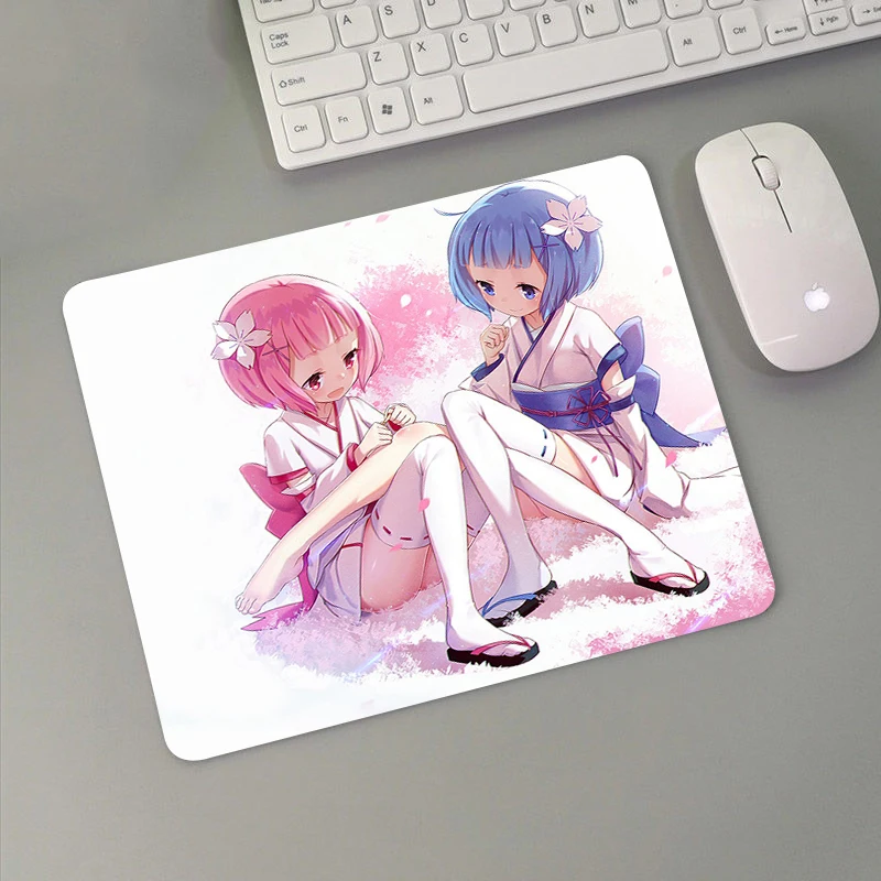 

Коврик для мыши милый коврик для мыши геймерский нескользящий коврик для клавиатуры игровой Настольный коврик на стол Kawaii RE ZERO-start Life In other ...