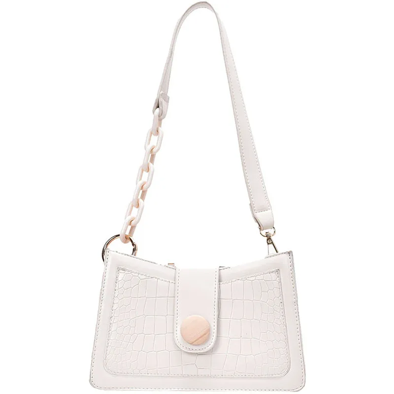 2020 мини сумка через плечо с золотой пряжкой и цепочкой Модный маленький кошелек