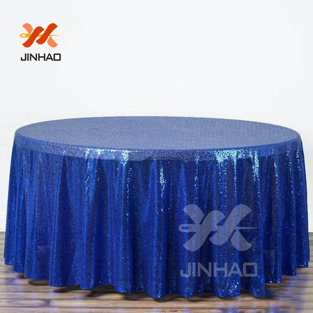 

Hot Selling Wedding Banquet Hotel Dining Glitter 120 inch Round Sequin Tablecloth