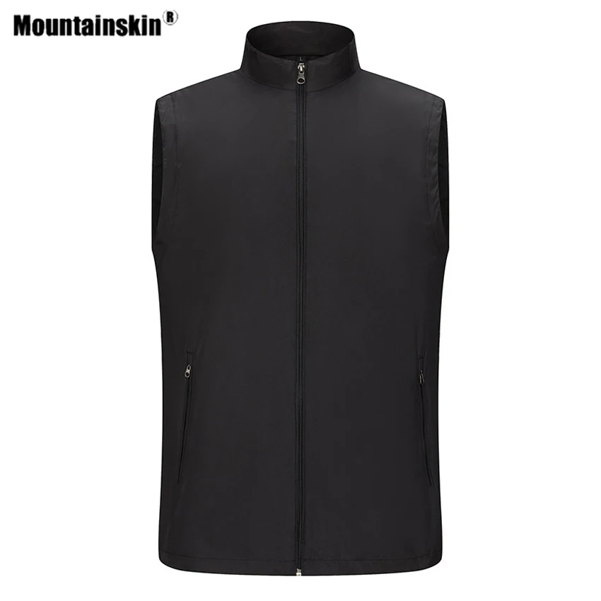 Мужская/Женская походная жилетка Mountainskin уличная спортивная куртка без рукавов