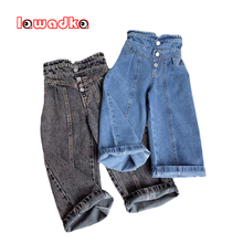 Lawadka-pantalones vaqueros de cintura alta para niños y niñas...