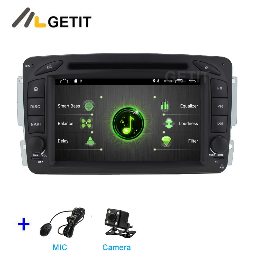 DSP 2G CAMERA DSP 64G PX6 Android 9,0 автомобильный DVD мультимедиа радио gps для Mercedes Benz CLK W209 W203 W463 W208 Wifi Bluetooth стерео аудио - Цвет: DSP 2G CAMERA