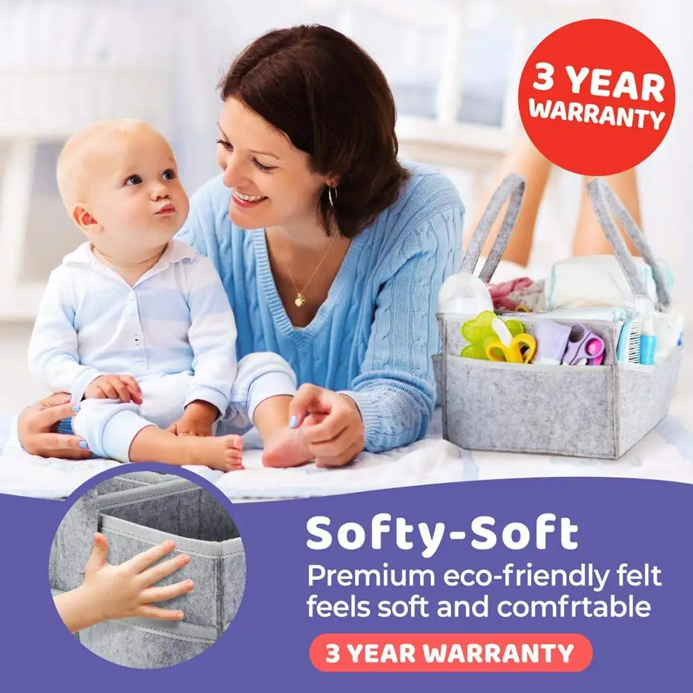 Складной войлочный детский подгузник пеленальный столик и ящик для хранения
