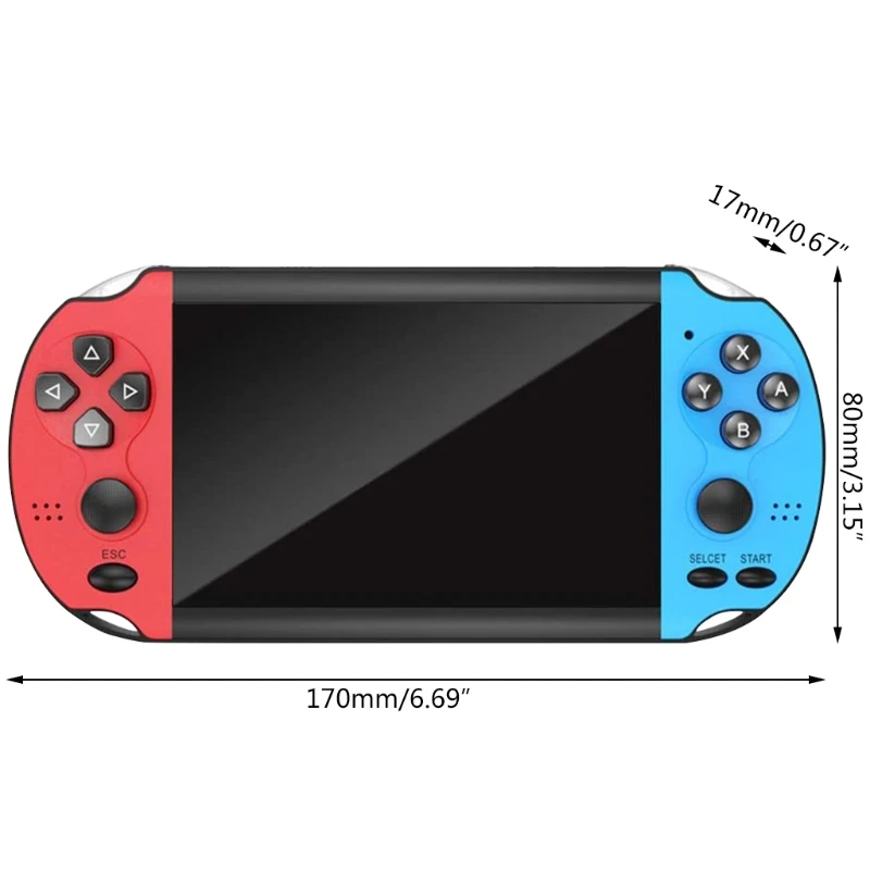

Hot Selling 8GB 4.3 Inch 10000 Retro Games Handheld Game Console Video Game Console Music Video Game Gift for Kids and Adults