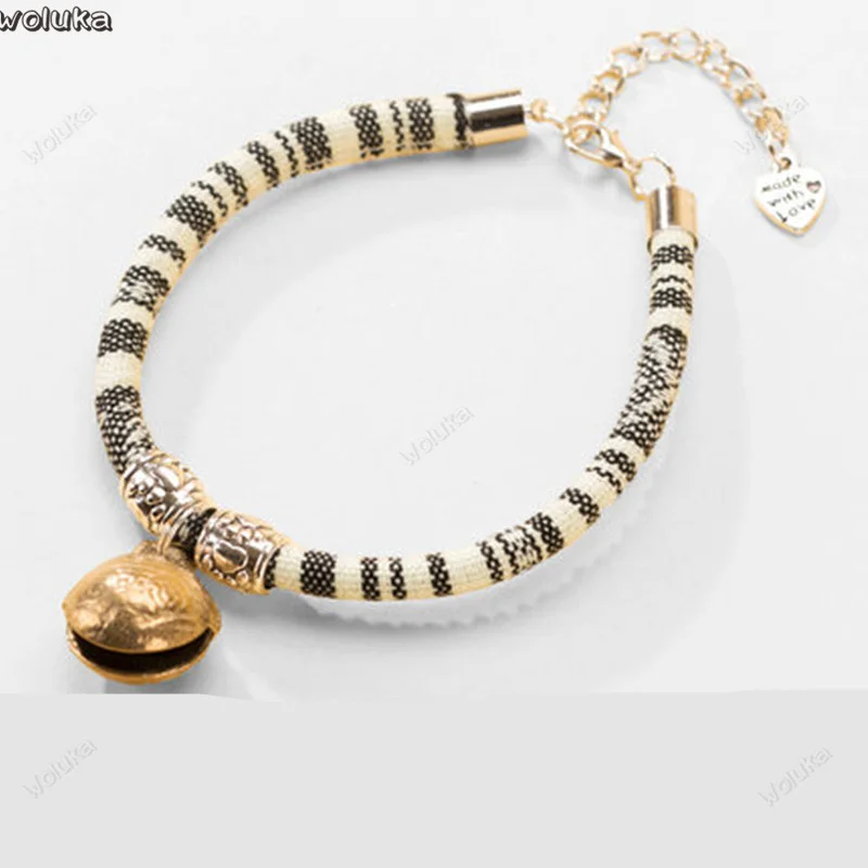 Собачий ошейник в этническом стиле кольцо-колокольчик для маленькой собаки