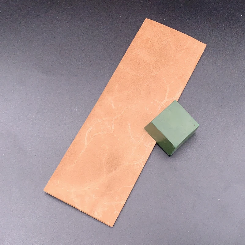 Большая кожаная подставка для бритвы из воловьей кожи Полировальная паста