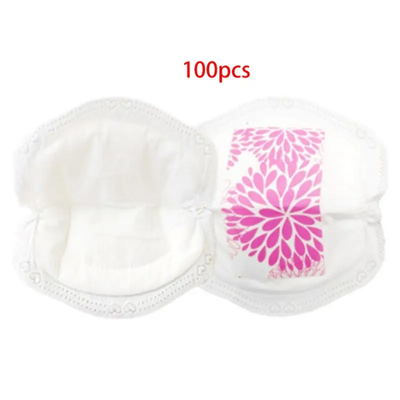 

100Pcs Disposable Maternity Breast Nursing Pads Mother Breastfeeding Leakproof Milk Adhesive Sticker Ultra Thin Highly Absorbent