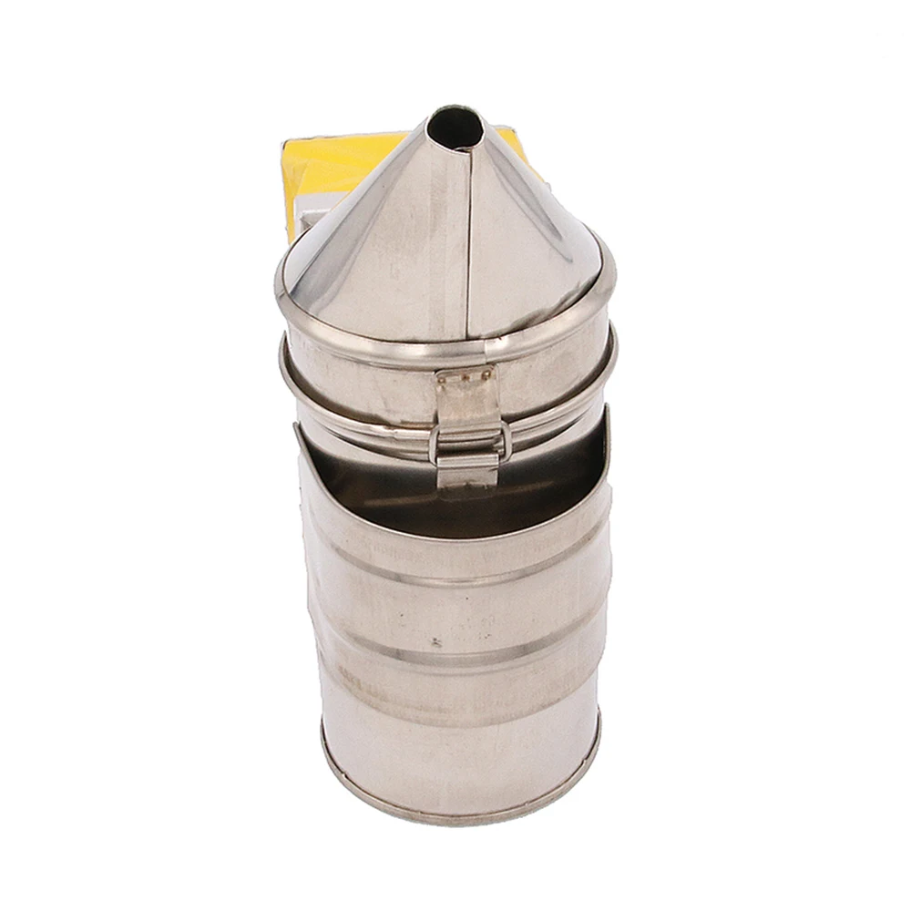 Дымарь для пчелиных ульев Пасечник курильщик из нержавеющей стали