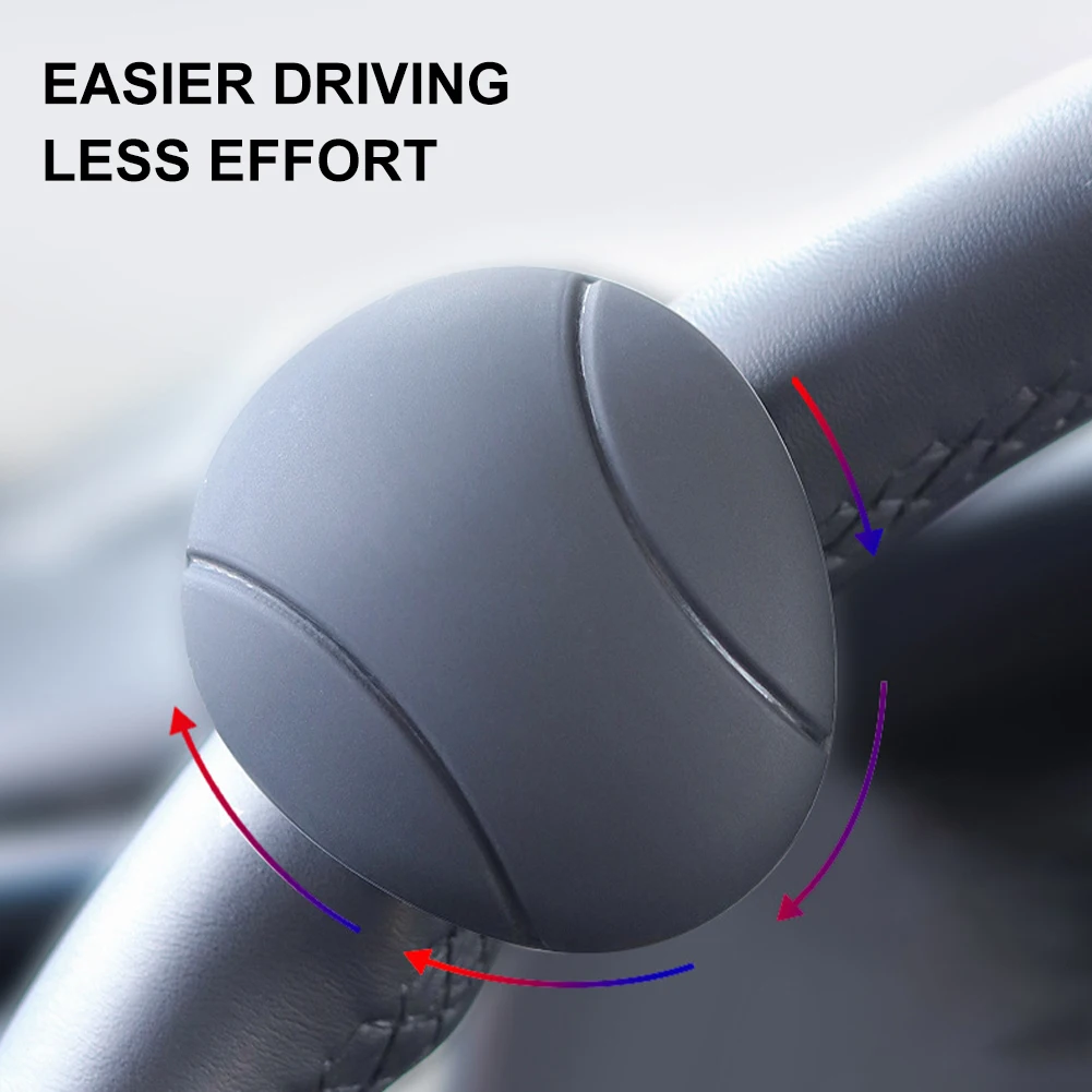 

2021 New Turning Steering Wheel Booster Spinner Knob 360 Degree Rotation Alloy Bearing Power Handle Ball Shaped Dropshipping