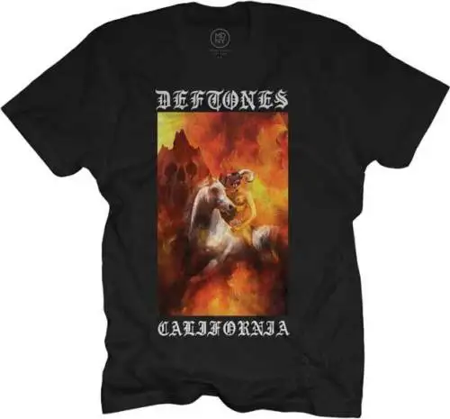 DEFTONES-Калифорния Rider-футболка S-M-L-XL-2XL Фирменная Новинка официальный T рубашка