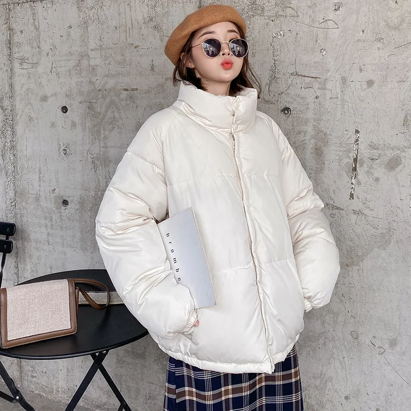 

Women's Short Fashion Bread Coat Loose Cotton Coat