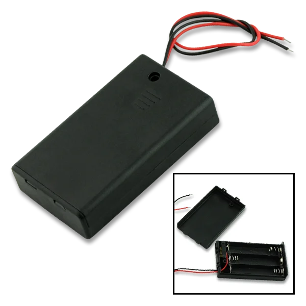 Новинка пластиковая коробка для хранения батарей AAA 4x 3x 2x чехол с крышкой