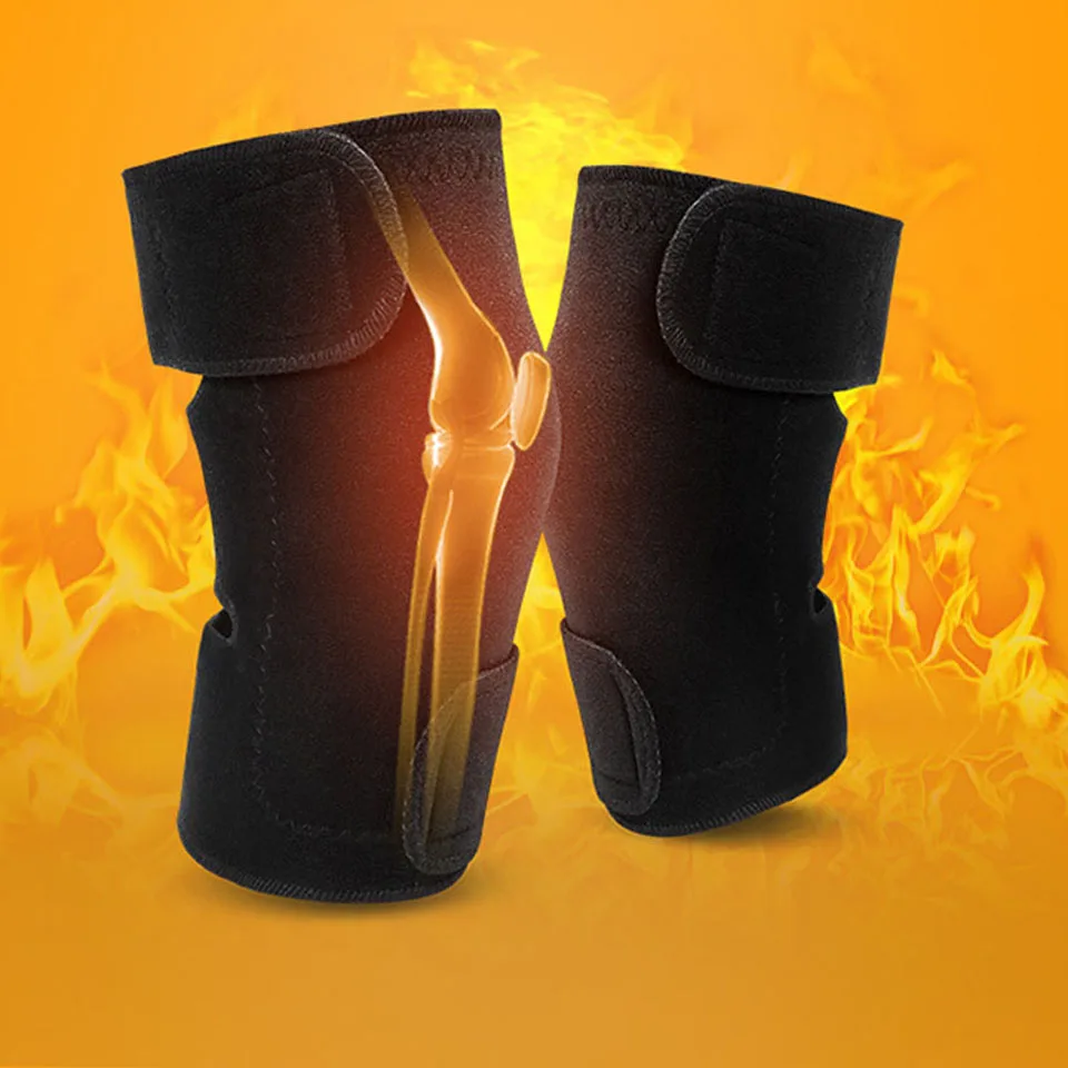 

1 Pair Tourmaline Self Heating Knee Pads Magnetic Therapy Kneepad Arthritis Brace Support Outdoor Sports Warm knee protector