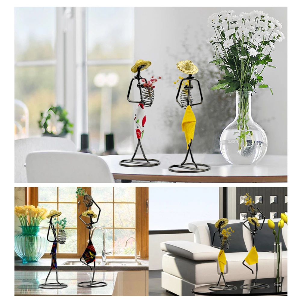 Соломенная шляпа для девочек железное искусство декоративные предметы железный