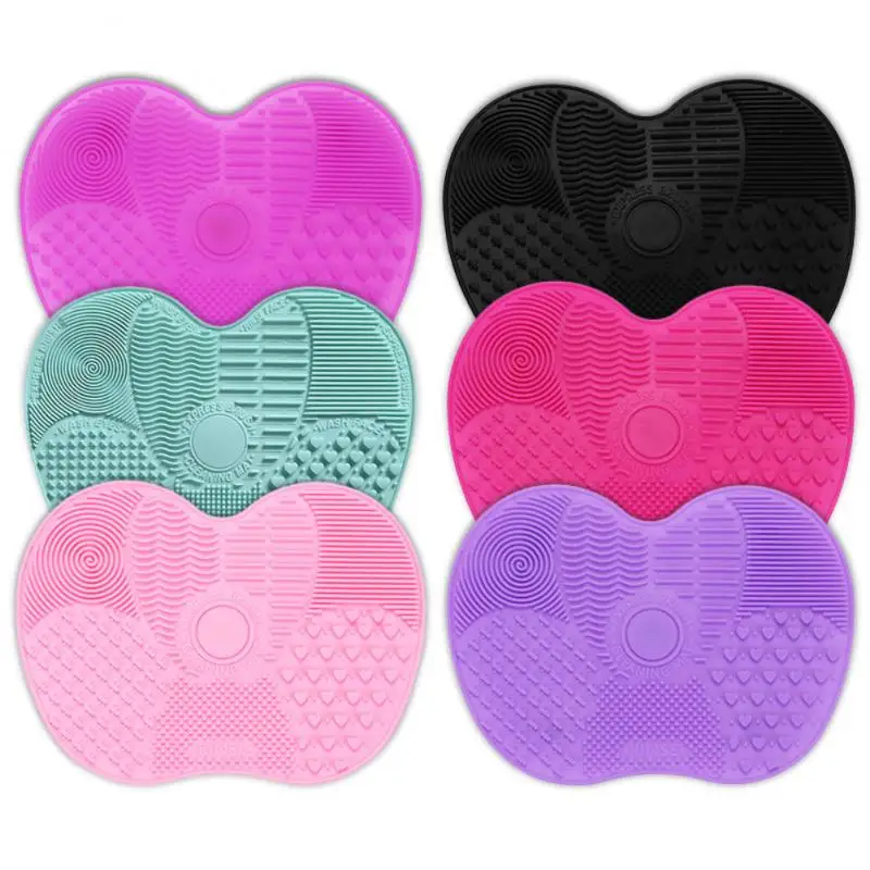 

1PC Silicone Makeup Brush Cleaner Pad Make Up Washing Brush Gel Cleaning Mat Foundation Makeup Brush Scrubber Board Tool