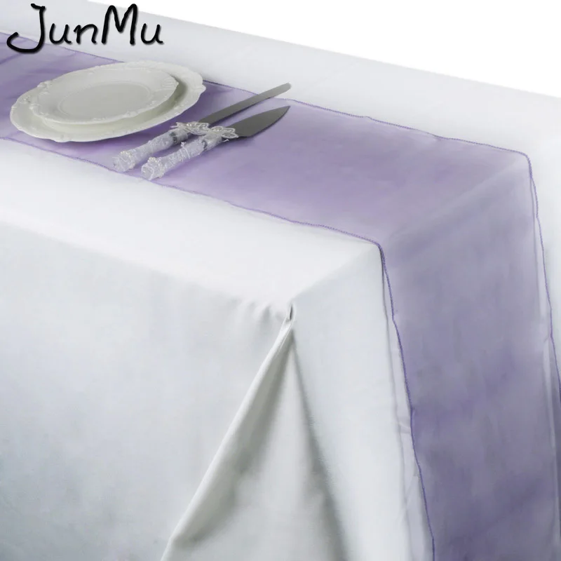 Скатерть из органзы разных цветов 30 см * 275 см|Украшения своими руками для