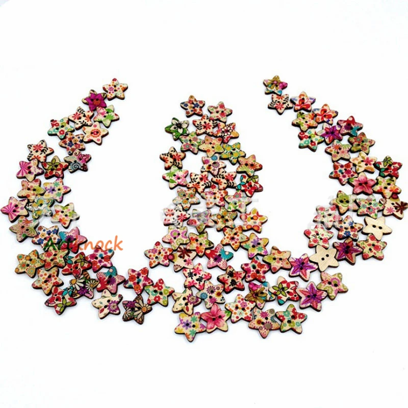 20 шт. украшения для скрапбукинга аксессуары рукоделия деревянные пуговицы