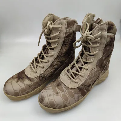 

sales of and autumn Direct winter male special forces desert tactics training boots outdoor mountaineering shoes high-top camouf
