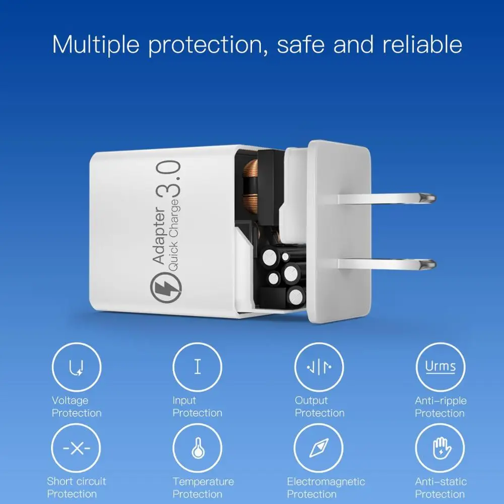 JAKCOM QC3 Супер USB адаптер для быстрой зарядки|Зарядные устройства телефонов| |