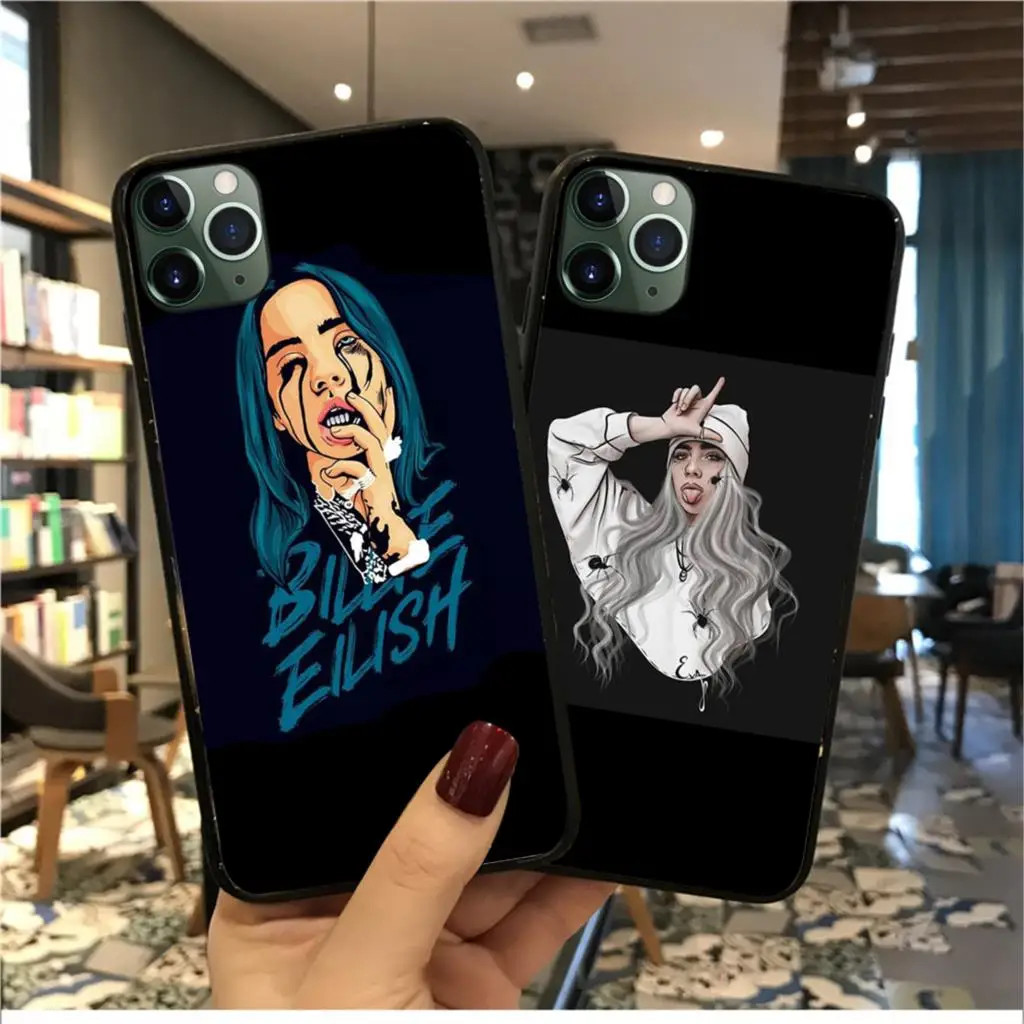 11pro MAX Billie Eilish красочные милые аксессуары для телефонов чехол iPhone 8 7 6 6S Plus X XS 5 5S SE XR