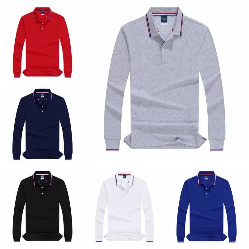 2019 Осенняя мужская рубашка поло винтажная одежда Чистый хлопок для мужчин