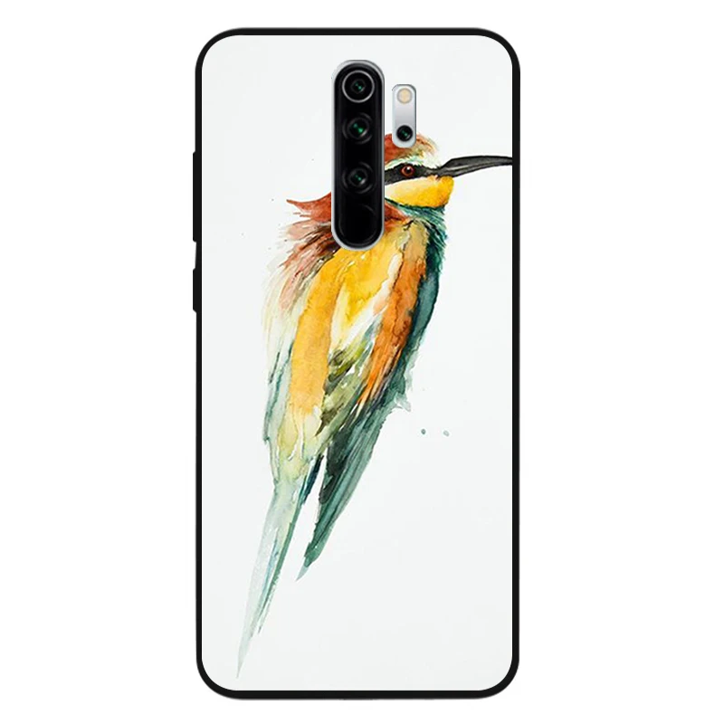 Watercolor Beautiful Bird Phone Case For Xiaomi Redmi note 9 8 7 6 5 4 Pro S for redmi 4A 4X Plus 5A 7A Cover | Мобильные телефоны