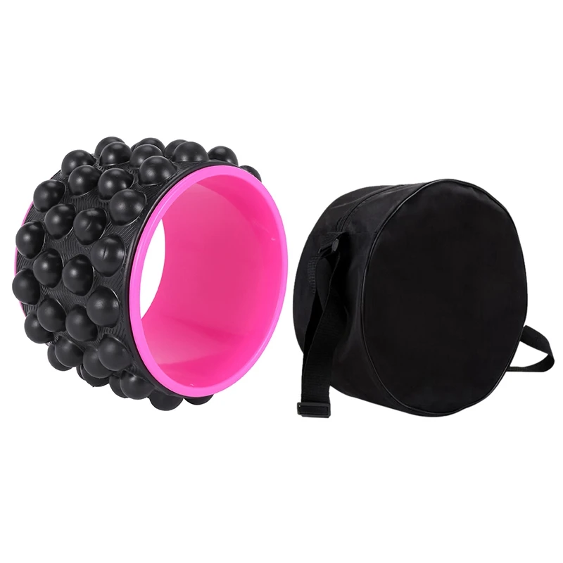 

Большой Вместительный рюкзак для пилатеса на молнии с роликом для спины, 3D колесо для йоги, для снятия боли в спине, массажер для глубокой тк...