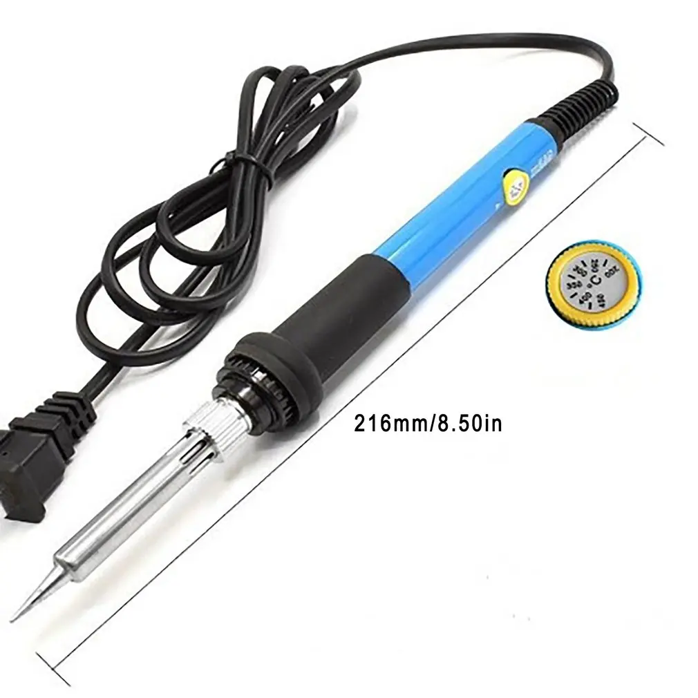 

Soldering Iron 200-450 Adjustable Temperature Electric Solder Iron Rework Station Mini Handle Heat Pencil Welding Tools