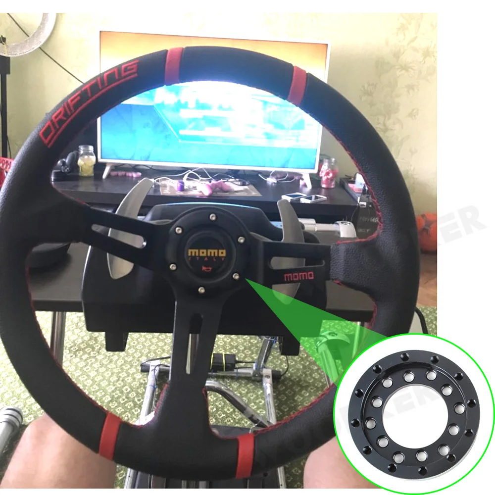 Адаптер руля 70 мм для рулевого колеса Logitech G25 G27 модификация Алюминиевый адаптер