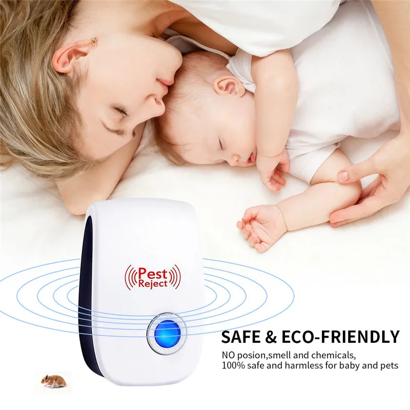 Ультразвуковой Отпугиватель вредителей комаров мышей крыс многофункциональный