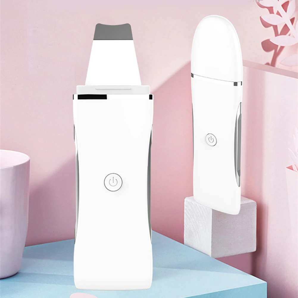 

Ultrasonic Face Skin Scrubber Facial Cleaner Peeling Vibration Blackhead Removal Exfoliating Pore Cleaner Tools