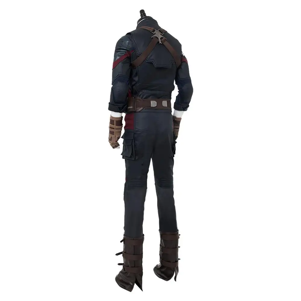 Костюм Капитана Америки Мстители Бесконечная война Капитан Америка Косплей Steven Rogers наряд на карнавал костюмы на Хэллоуин