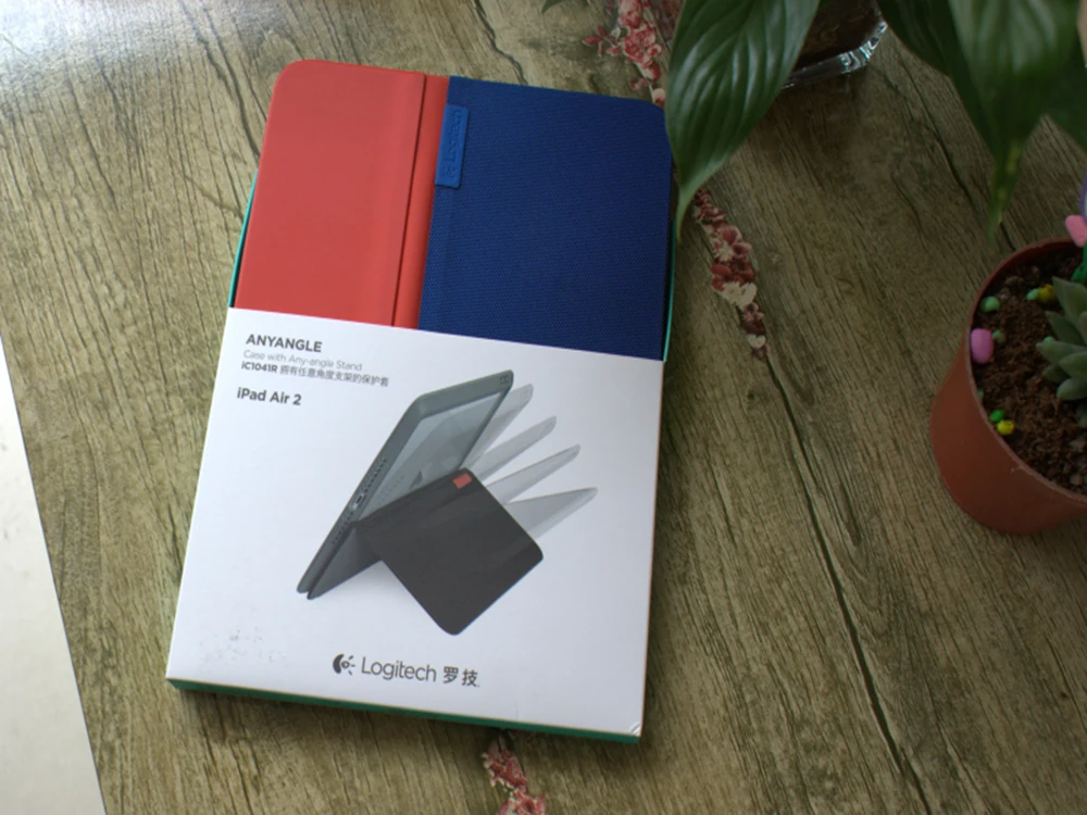 Чехол Logitech Anyangle с подставкой под любой угол для iPad Air 2 новый оригинальный