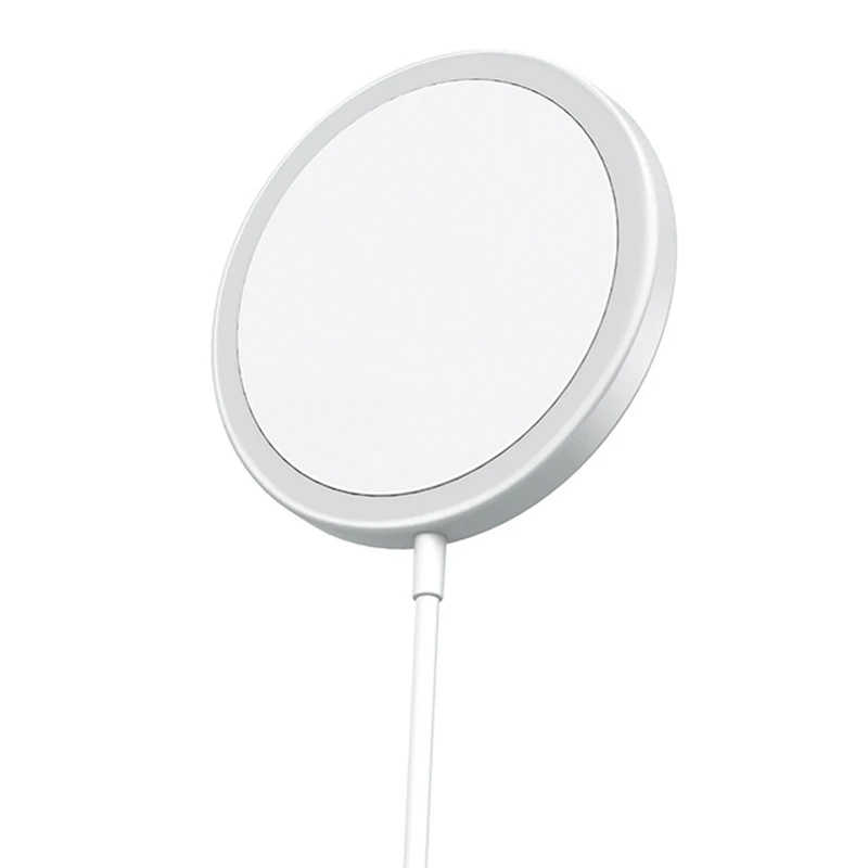 

Magnetic magnetic wireless charger New mobile phone magnetic magnetic wireless charger Aluminum alloy Car Charger