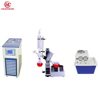 2l free shipping solvent distillation rotary evaporatorchiller and pump